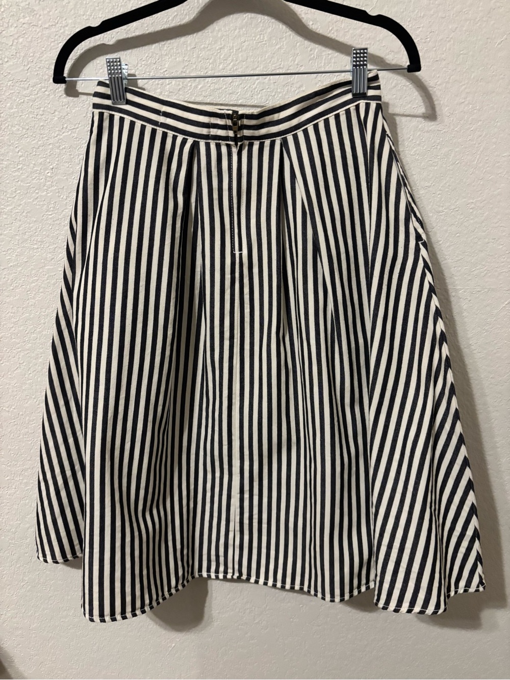 Life in Progress Striped A-Line Skirt